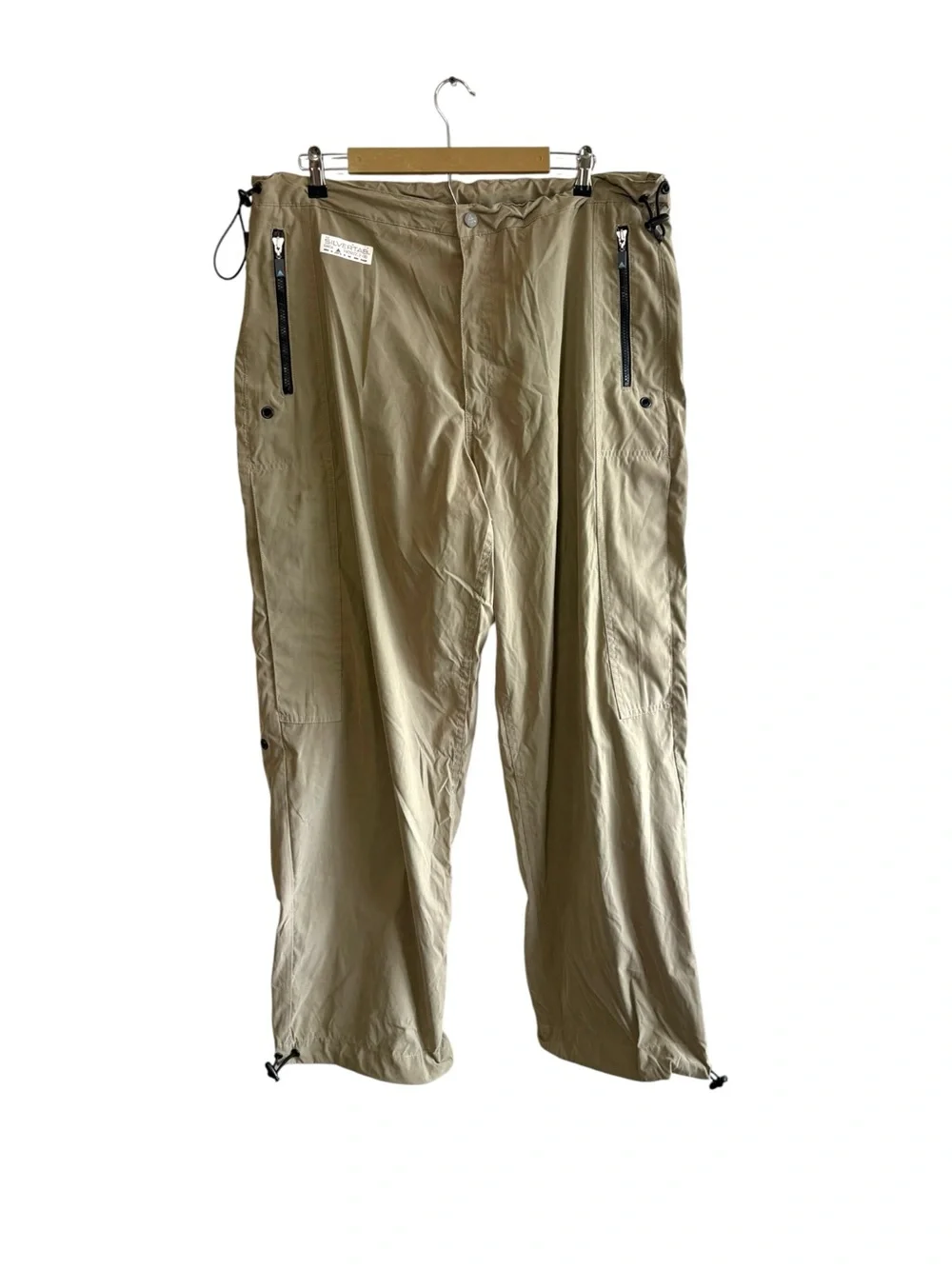 Vtg. Levi's Silvertab Data Men's XL x 34 Jogger Cargo Pants Sage Green Baggy Y2K